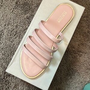 Kenneth Cole Reaction Four Band Sloan Sandal Blush